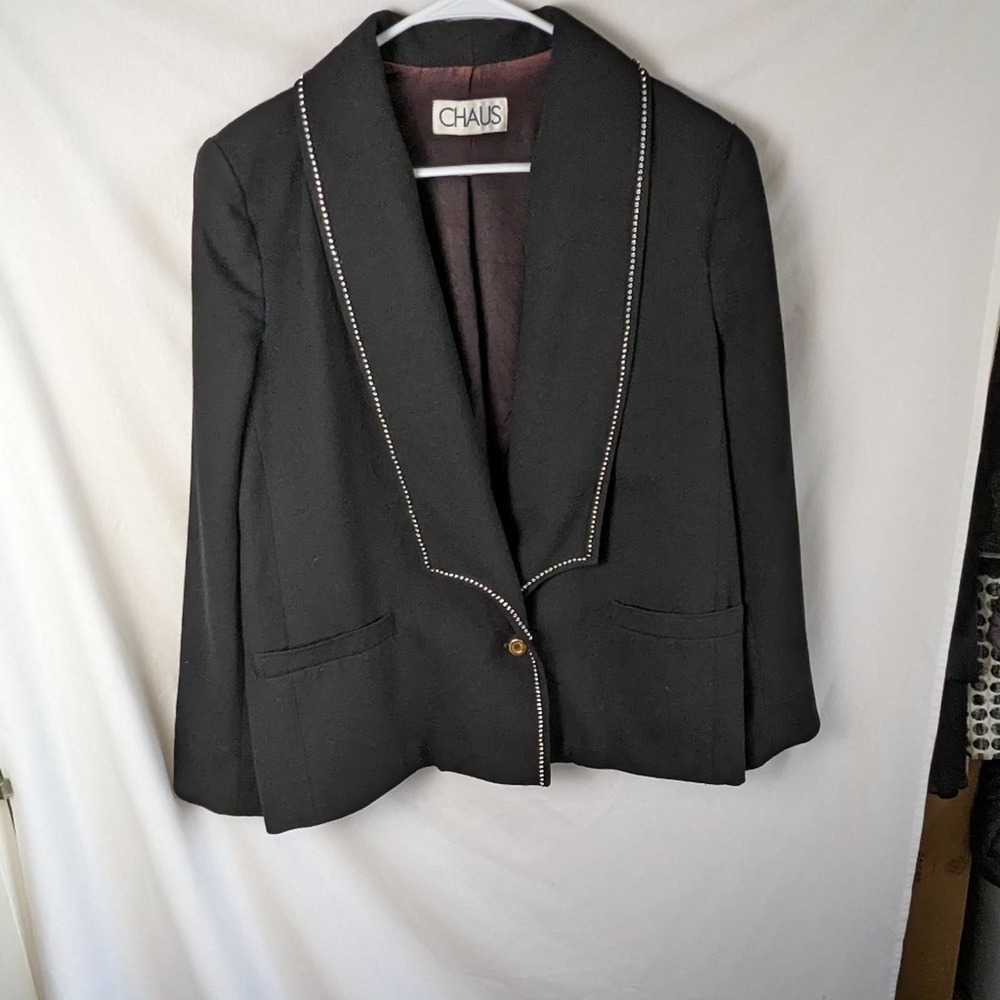 Vintage Chaus Blazer Bling No Size Large - Picture 9 of 9